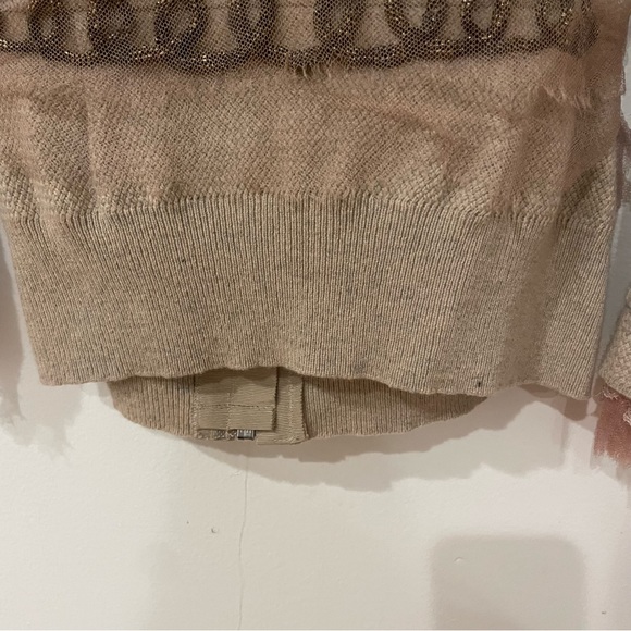 Vintage Marc Jacobs Fitted Cashmere Blouse with Back Zipper  - Grey - Picture 5 of 13